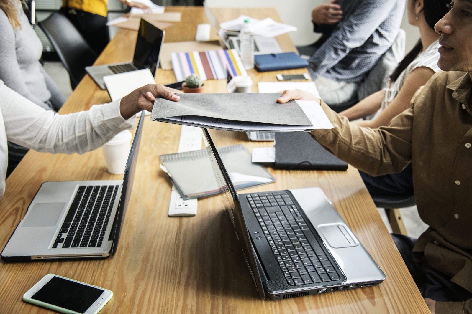 people in a meeting