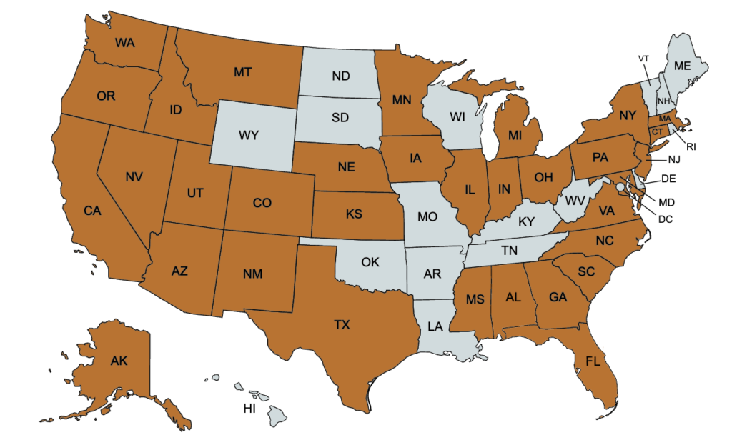 ARQ Wealth Map of the US